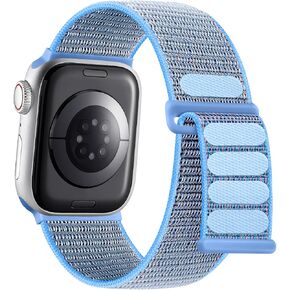 Getino Sport Band Compatible with Apple Watch Bands for Women Men 40mm 41mm 38mm 42mm 46mm 44mm 45mm 49mm, Braided Stretchy Nylon Strap for iWatch Series 11 10 9 8 7 6 5 4 3 SE Ultra 2 1, Light Pink in Kuwait