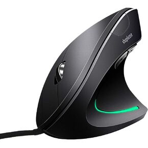 Wired Vertical Mouse, Optical Ergonomic Mouse with 4 Adjustable 800/1200/2000/3200, 5 Buttons USB Computer Mouse, Better for Large and Medium Sized Hands in Saudi Arabia