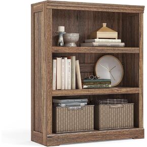 LINSY HOME 5-Shelf Bookcase, Narrow Bookshelves Floor Standing Display Storage Shelves 68 in Tall Bookcase Home Decor Furniture for Home Office, Living Room, Bed Room - Dark Brown in Saudi Arabia