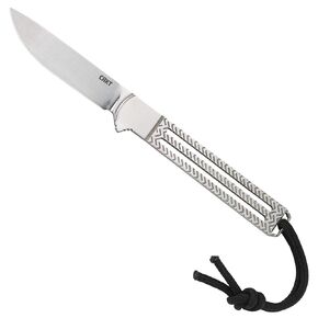 CRKT Testy سكين ذو نصل ثابت للاستخدام الخارجي مع غمد، رمادي، 7524 in Kuwait