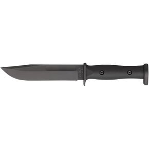 KA-BAR Slabby Fixed Blade Knife 6.86" Clip Point 1095 Cro-Van Black Blade Glass Reinforced Nylon (GRN) Handle Black in Saudi Arabia