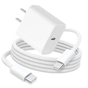 20W Fast Charger for iPhone 16E 17 Air 15/16 Pro Max, AirPods 4 4th, Airpods Pro 3 2 2nd,Beats Solo 4/Pill 2024/Powerbeats Pro 3 2 USB TPYE C Charging Cord Compatible Apple TV Remote, Ipad 11 A16 2025 in Saudi Arabia