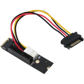 xiwai NGFF M-Key NVME SSD Extender Card with PCI-E 4.0 Flexible PCI Express Extension Cable 30cm Riser Adapter for Mainboard SSD 2230/2242/2260/2280 in Kuwait