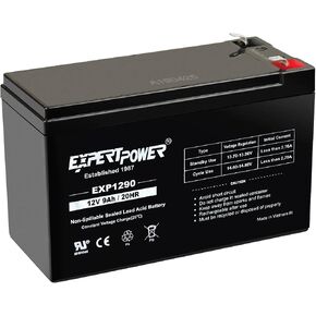 ExpertPower EXP1290، بطارية احتياطية 12 فولت 9AH SLA AGM قابلة للشحن 12 فولت in Saudi Arabia