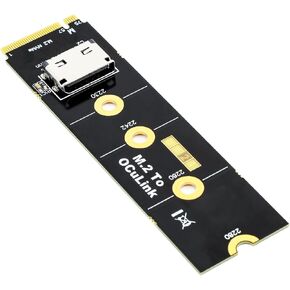 محول RGEEK M.2 NVME إلى OCuLink SFF-8612، PCIe 4.0 x4 بسرعة 64 جيجابت في الثانية in Saudi Arabia
