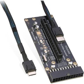 RIITOP Oculink eGPU Adapter, OCuLink SFF-8612 to PCIe x16 Card with Cable for eGPU in Saudi Arabia