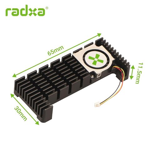 Radxa Heatsink 6530B with Fan for Cubie A7Z, Cooling Solution in Saudi Arabia