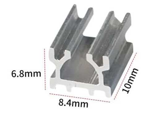Easycargo TO-92 Heatsink, Aluminum Heat Sink for Transistors, 8.4x6.8x10mm in Saudi Arabia