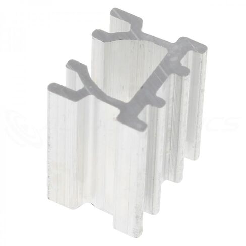 Easycargo TO-92 Heatsink, Aluminum Heat Sink for Transistors, 8.4x6.8x10mm in Saudi Arabia