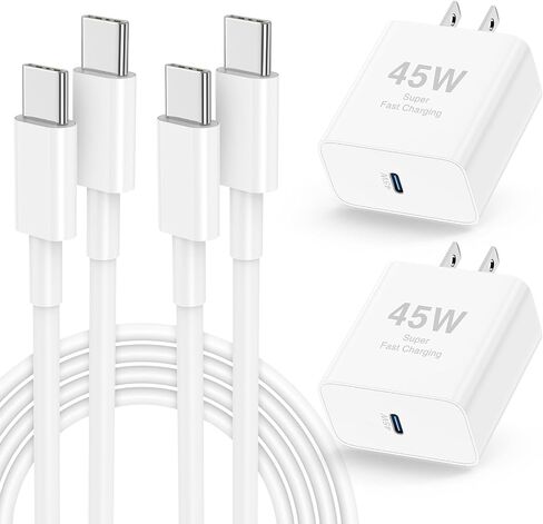 شاحن سريع iPhone 17 16 15، كتلة شحن USB C بقدرة 20 وات لهاتف Apple iPhone 17 Pro Max/17 Air/16 Pro/15 Plus، iPad 12/11 بوصة/Mini/6 Gen، محول طاقة قابس حائط مكعب من الطوب/6 أقدام من النوع C إلى C سلك طويل in Saudi Arabia