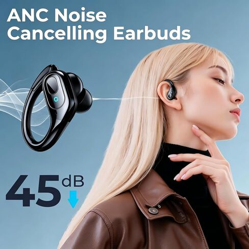 occiam Active Noise Cancelling Earbuds Wireless Bluetooth Headphones in Saudi Arabia