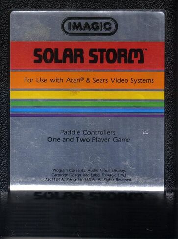 Solar Storm video game for Atari 2600 and Sears Video Game Systems in Saudi Arabia