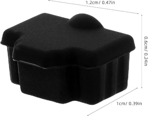 Toyvian 100pcs Silicone Ethernet Jack Dust Stopper for Desktop Computers and Ethernet Jacks, Soft Surface Tight Grip and Dust Protection, it Maintenance and Home Use in Saudi Arabia