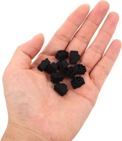 100pcs Rj45 Ethernet Port Dust Plug Silicone Cover for Network Equipment and Ethernet Jack, Soft Waterproof Protective Cap that Maintains Tight Grip and Prevents Loss, for Home in Saudi Arabia