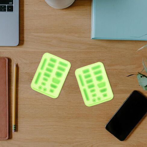 Mipcase 3 Sets Universal Silicone USB Plug Cover Dust Protector Caps for Laptop and Notebook, Easy to Use Micro USB Plug Dustproof Stopper, Green Color, Compatible with Audio and Rj45 in Saudi Arabia