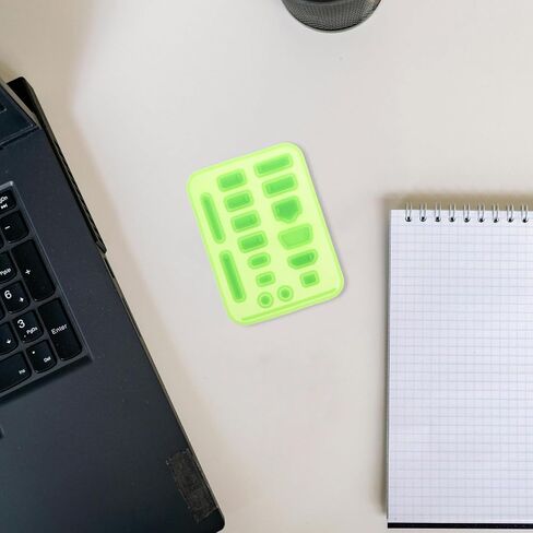 Mipcase 3 Sets Universal Silicone USB Plug Cover Dust Protector Caps for Laptop and Notebook, Easy to Use Micro USB Plug Dustproof Stopper, Green Color, Compatible with Audio and Rj45 in Saudi Arabia