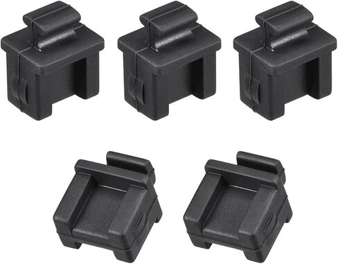SFP Port Silicone Dust Caps 30 Pack Anti Dust Plug Black 14x12x17mm in Saudi Arabia