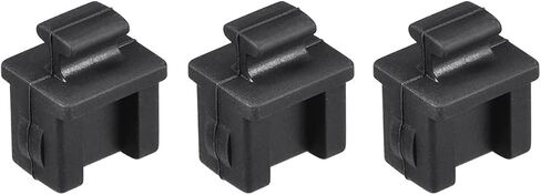 SFP Port Silicone Dust Caps 30 Pack Anti Dust Plug Black 14x12x17mm in Saudi Arabia