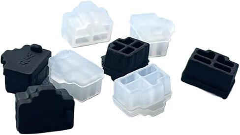 RJ45 Dust Cover 60Pcs Ethernet Port Protector for Router Computer Hub in Saudi Arabia