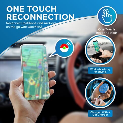 Megacom DuoMon3 Lite 1P/2P Auto Catcher، إعادة الاتصال التلقائي كل ساعة (بدون وسادة) in Kuwait