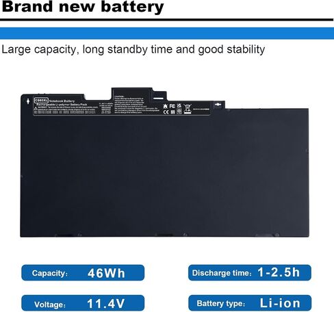 ASUNCELL CS03XL Battery for HP Elitebook 840 850 755 745 G3 G4 ZBook 15u G3 G4 Series 46Wh in Saudi Arabia