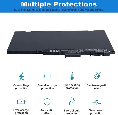 ASUNCELL CS03XL Battery for HP Elitebook 840 850 755 745 G3 G4 ZBook 15u G3 G4 Series 46Wh in Saudi Arabia