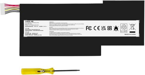TREE.NB BTY-M6K Laptop Battery Compatible with MSI GS63VR GS73VR 7RG Stealth Pro GF63 Thin 8RB 8RC 8RD 9SC GF75 Thin 10SDR 9SEXR 9SD GS73 8RF MS-16K3(11.4V-52.4Wh) in Saudi Arabia