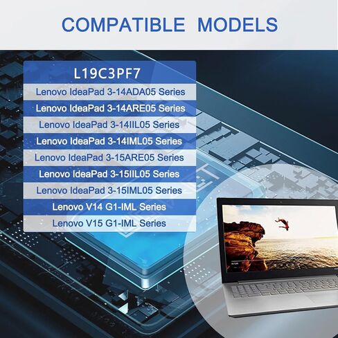 JOTACT L19C3PF7 L19D3PF5 L19L3PF5 Laptop Battery Compatible with Lenovo IdeaPad 3-14ADA05 3-14ARE05 3-14IIL05 3-14IML05 3-15ARE05 3-15IIL05 3-15IML05 Series Notebook 5B10X02599 5B10X02602 5B10X02607 in Saudi Arabia