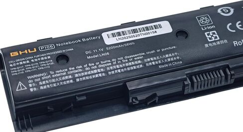 GHU PI06 PI06XL Laptop Battery 58Wh Replacement for HP Notebook, Compatible with P106 PI09 HSTNN-LB4N HSTNN-UB4N 710416-001 710417-001 in Saudi Arabia