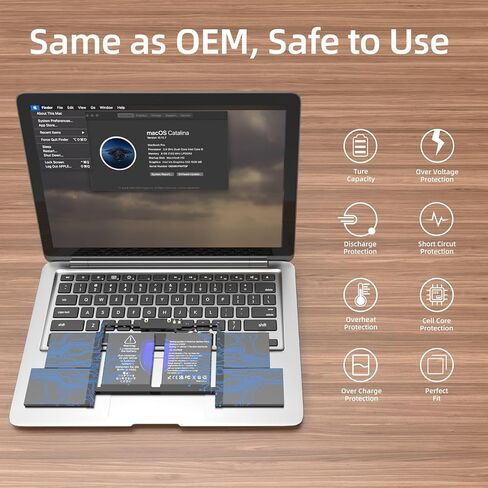 A1707 Battery Replacement, A1820 Battery for MacBook Pro 15 inch 2016 2017 Touch Bar Version Model EMC 3162 3072 Identifier MacBookPro13,3 & MacBookPro14,3 (A1707 A1820 Battery & Tool Set) in Saudi Arabia