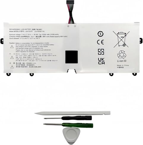 LBV7227E Laptop Battery Replacement for LG Gram 15 2020 15Z90N 16 2021 16T90P 16ZD90P 16Z90P 2-in-1 17 2020 17Z90N 17 2021 TYPE-71M Fusion Splicer Battery in Saudi Arabia