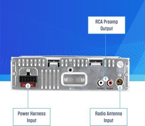 Jensen JCR311 Single DIN Bluetooth Car Stereo with CD Player, AM/FM, USB in Saudi Arabia