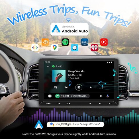 ATOTO F7WE 10.1" QLED Double DIN Car Stereo,Wireless CarPlay & Android Auto in Saudi Arabia
