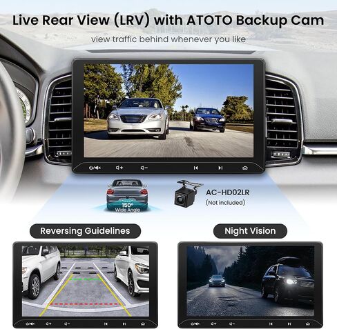 ATOTO F7WE 10.1" QLED Double DIN Car Stereo,Wireless CarPlay & Android Auto in Saudi Arabia