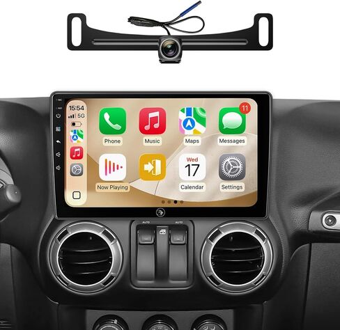 QLED Linux Stereo for Jeep Wrangler JK Dodge Ram 07-18 CarPlay Auto in Saudi Arabia