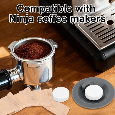قطعتان من أقراص التنظيف و12 قطعة من أقراص التنظيف المتوافقة مع Ninja Luxe in Saudi Arabia