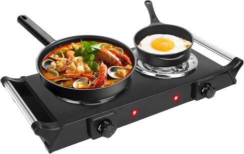 2000W Electric Dual Burner Portable Coil Heating Hot Plate Stove in Saudi Arabia