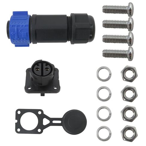Trolling Motor Plug Receptacle Set, 12V/24V/ 36V/48V Plug for Trolling Motor, Electric Down Riggers, Deep Drop Electric Fishing Reels and DC Powered Connector in Saudi Arabia
