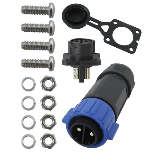Trolling Motor Plug Receptacle Set, 12V/24V/ 36V/48V Plug for Trolling Motor, Electric Down Riggers, Deep Drop Electric Fishing Reels and DC Powered Connector in Saudi Arabia