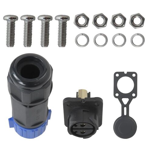 Trolling Motor Plug Receptacle Set, 12V/24V/ 36V/48V Plug for Trolling Motor, Electric Down Riggers, Deep Drop Electric Fishing Reels and DC Powered Connector in Saudi Arabia