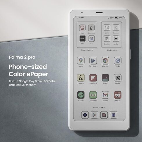 BOOX Palma2 Pro+Blue Case + Tappy Bundle in Saudi Arabia