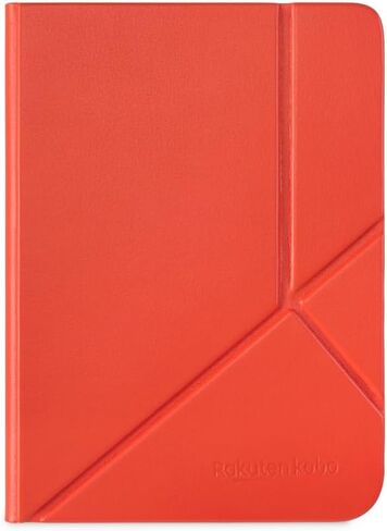 Kobo Clara Colour Black eReader & Cayenne Red SleepCover Bundle | 6" Glare-Free Colour E Ink Kaleido 3 Display | Dark Mode Option | Waterproof | Built-in-2-Way Stand Cover in Saudi Arabia