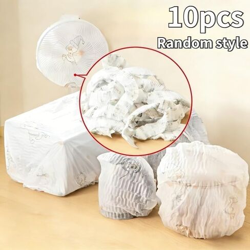 10 Pack Extra Thick Tpu Dust Covers With Random Patterns, Elastic Full Wrap, Universal Protection for Kitchen Appliances, Electronics and Luggage, Easy to Clean Home Protective Covers in Saudi Arabia