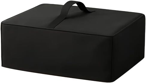 Sleeve with Drawstring, Oxford Cloth Dustproof Cover Protective Accessory Multiple Size Printer Dust Cover for Office Home Use(46x38x21cm,Black) in Saudi Arabia