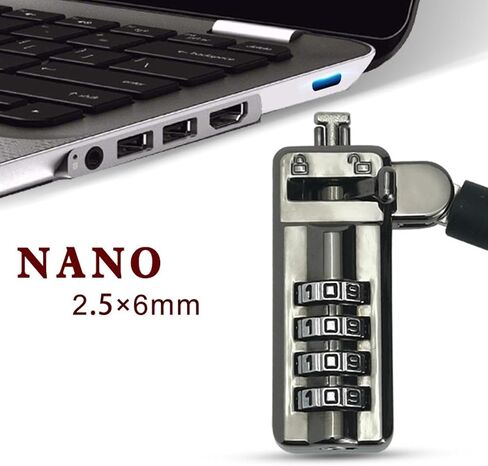 Anti Laptop Lock for 6X 2.5mm Small Keyhole Accessory Durability in Saudi Arabia