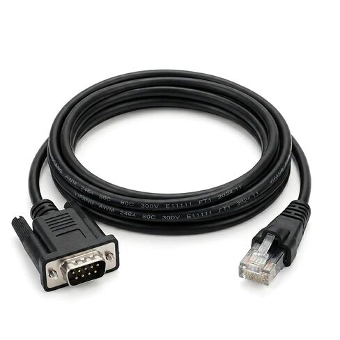 DB9 Male to RJ50 10P10C RS232 Serial Cable 1.8m UL2464 POS Cash Register Communication Cable for Seavision SeaPOS Systems & Industrial Devices in Saudi Arabia
