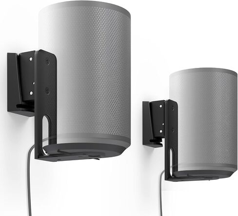 حامل مكبر صوت على الحائط لجهاز Sonos Era 100، قابل للإمالة والدوران، عبوة واحدة، أبيض in Saudi Arabia