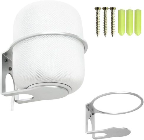 Coyktonty Aluminium Wall Bracket/Wall Mount for HomePod 2 Speakers,Speaker Wall-Mounted Sturdy Metal Mount (Black) in Saudi Arabia