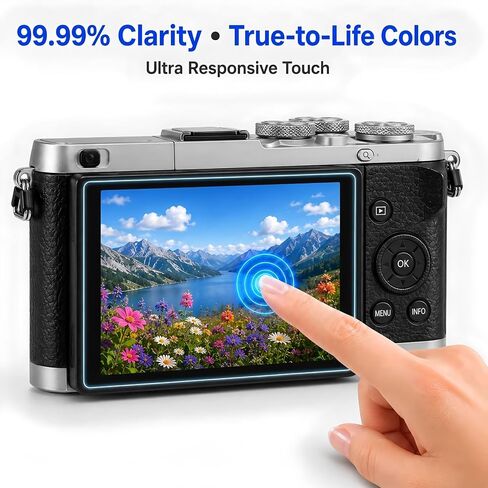Model-Specific Custom Fit for Ricoh Pentax Q10/Q Camera Screen Protector – 2-Pack, 0.3mm 9H Hardness Tempered Glass, Full-Screen Edge-to-Edge, Bubble-Free, Anti-Scratch, Easy Installation in Saudi Arabia