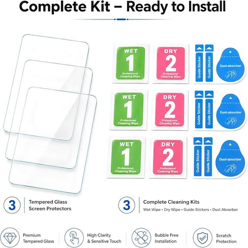 Model-Specific Custom Fit for Ricoh Pentax Q10/Q Camera Screen Protector – 2-Pack, 0.3mm 9H Hardness Tempered Glass, Full-Screen Edge-to-Edge, Bubble-Free, Anti-Scratch, Easy Installation in Saudi Arabia